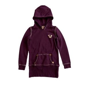 True Religion Girls Hoodie Dress Size-M